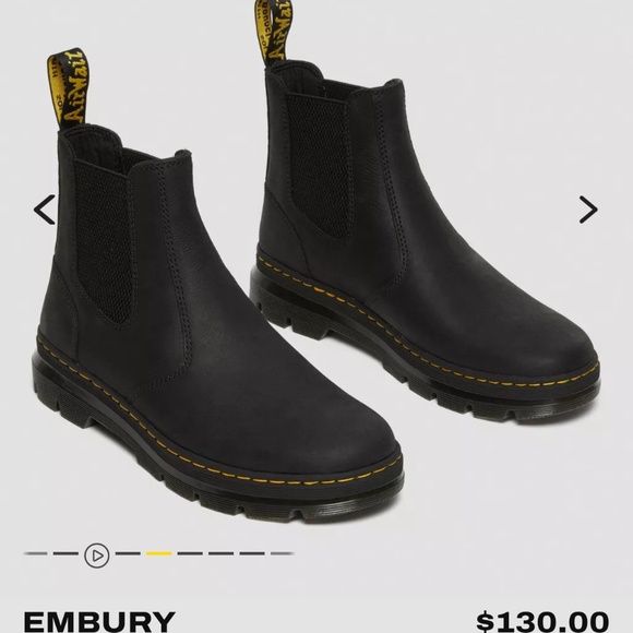 Dr Marten Embury Leather Casual Chelsea Boots - Picture 5 of 8